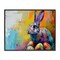 Stupell Industries Easter Joy Abstract Framed Giclee Wall Art Design by LSR Design Studio